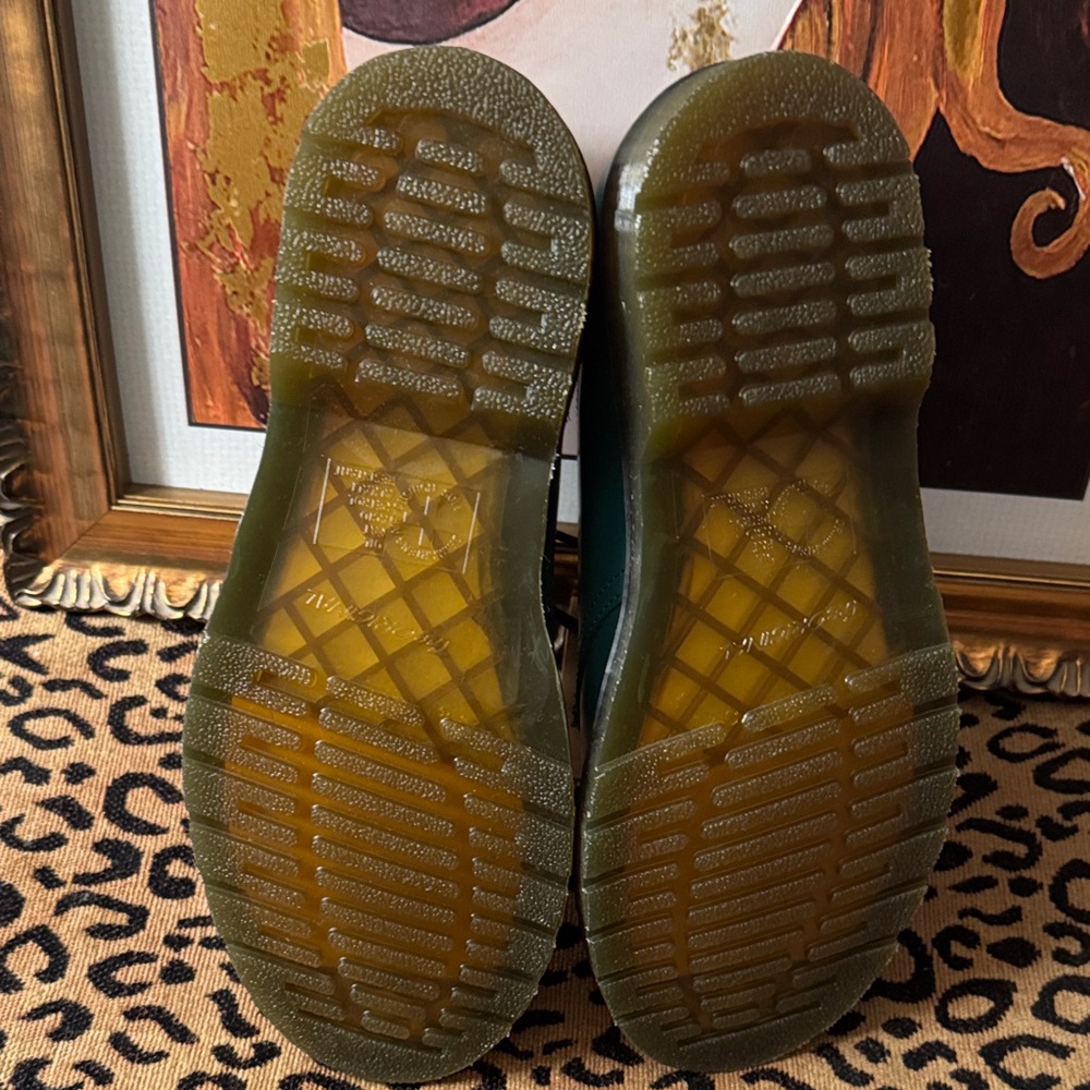 Dr. Martens 1461  Smooth Teal Green Leather Oxfords NWT US 9 - Picture 6 of 10